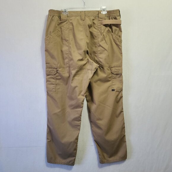 5.11 Tactical Khaki Cargo Pants Men's Size 40x34 Straight Leg Beige Hunting - Picture 3 of 6